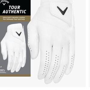 Callaway Tour Authentic White Golf Glove